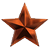 bronz csillag